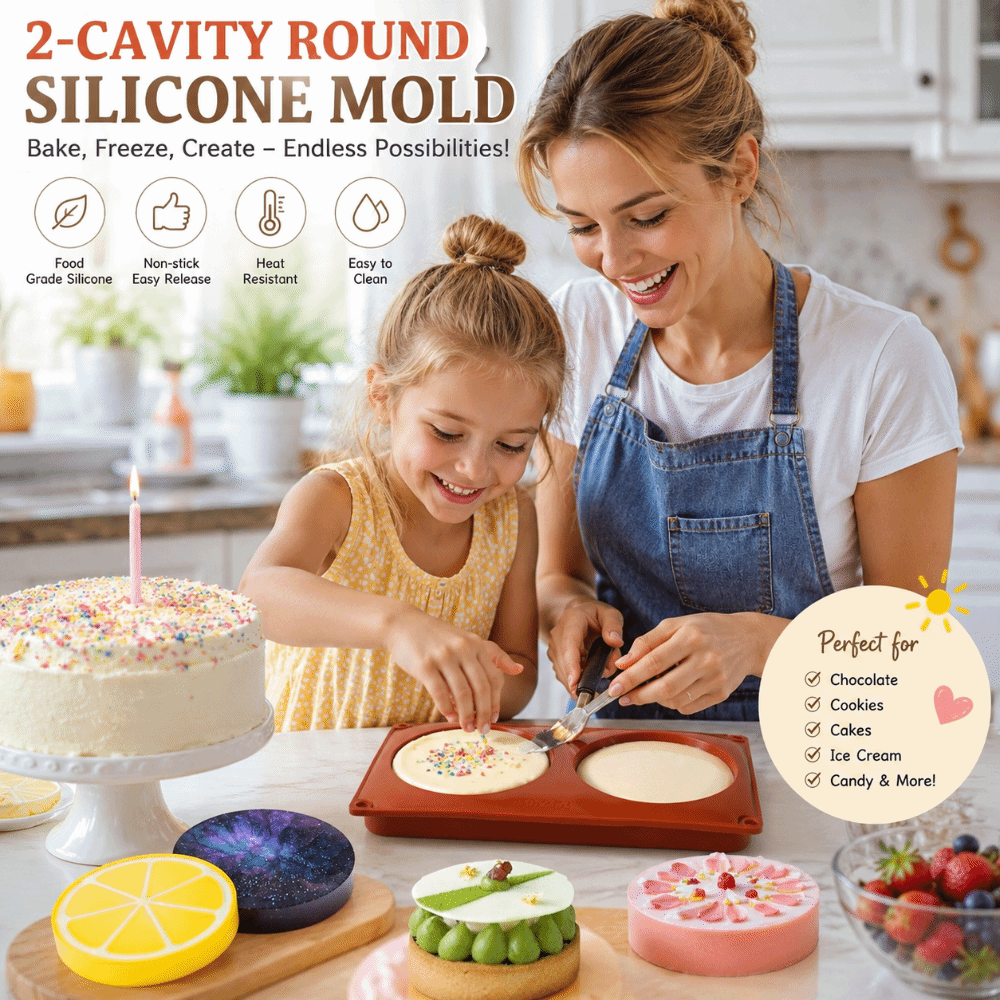 Soap Making Ideas - Cylinder Shaped Silicone Baking Mold Large