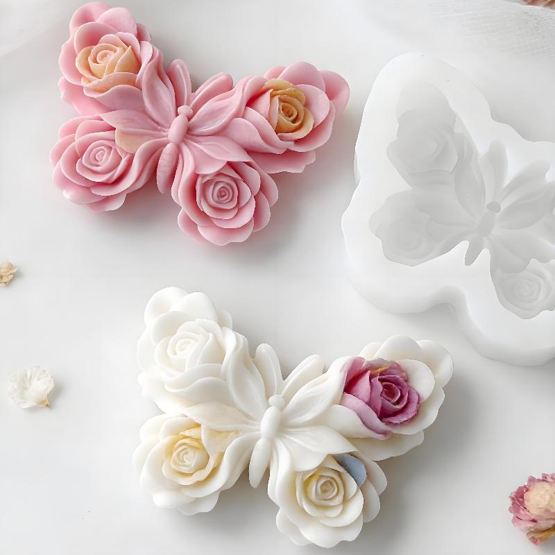 Soap Making Scents - DIY Rose Butterfly Form Silicone Mold