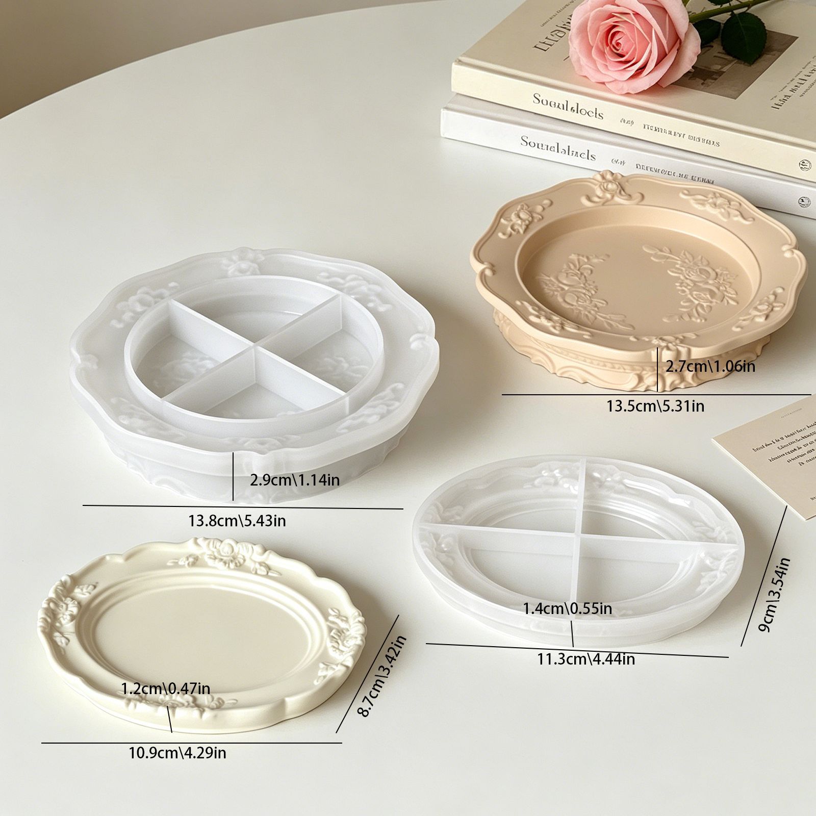Elegant Vintage Baroque Lace S - Soap Making Scents recension och pris