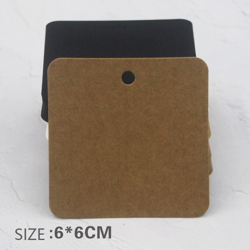 6x6cm Square Kraft Paper Tags  - Kraft Soap Label recension och pris