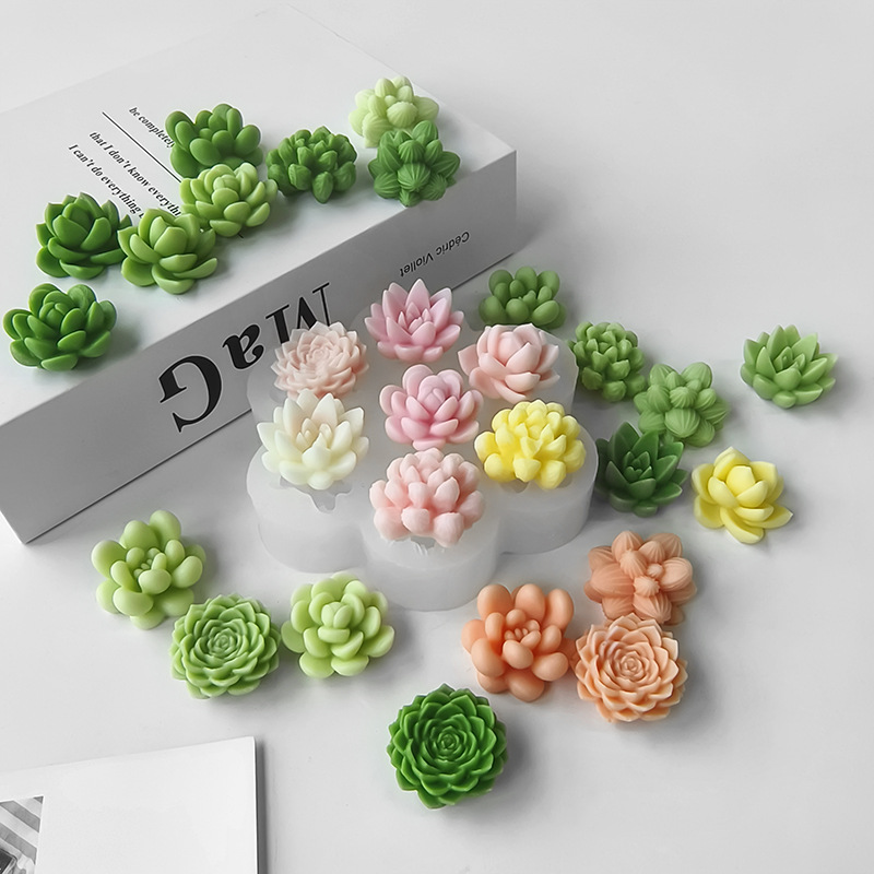 7 In1 Succulent Cactus Silicon - Soap Making Scents recension och pris