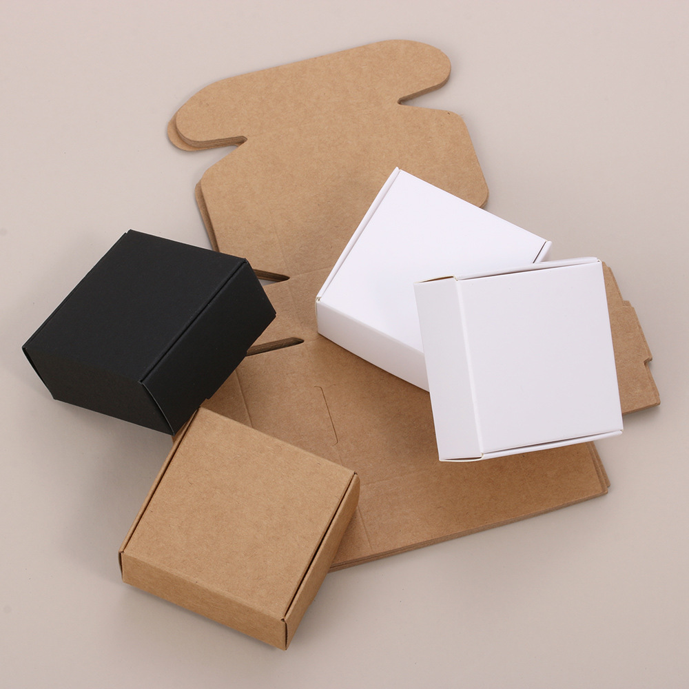 50pcs / Kraft Carton Black Whi - Kraft Soap Label recension och pris