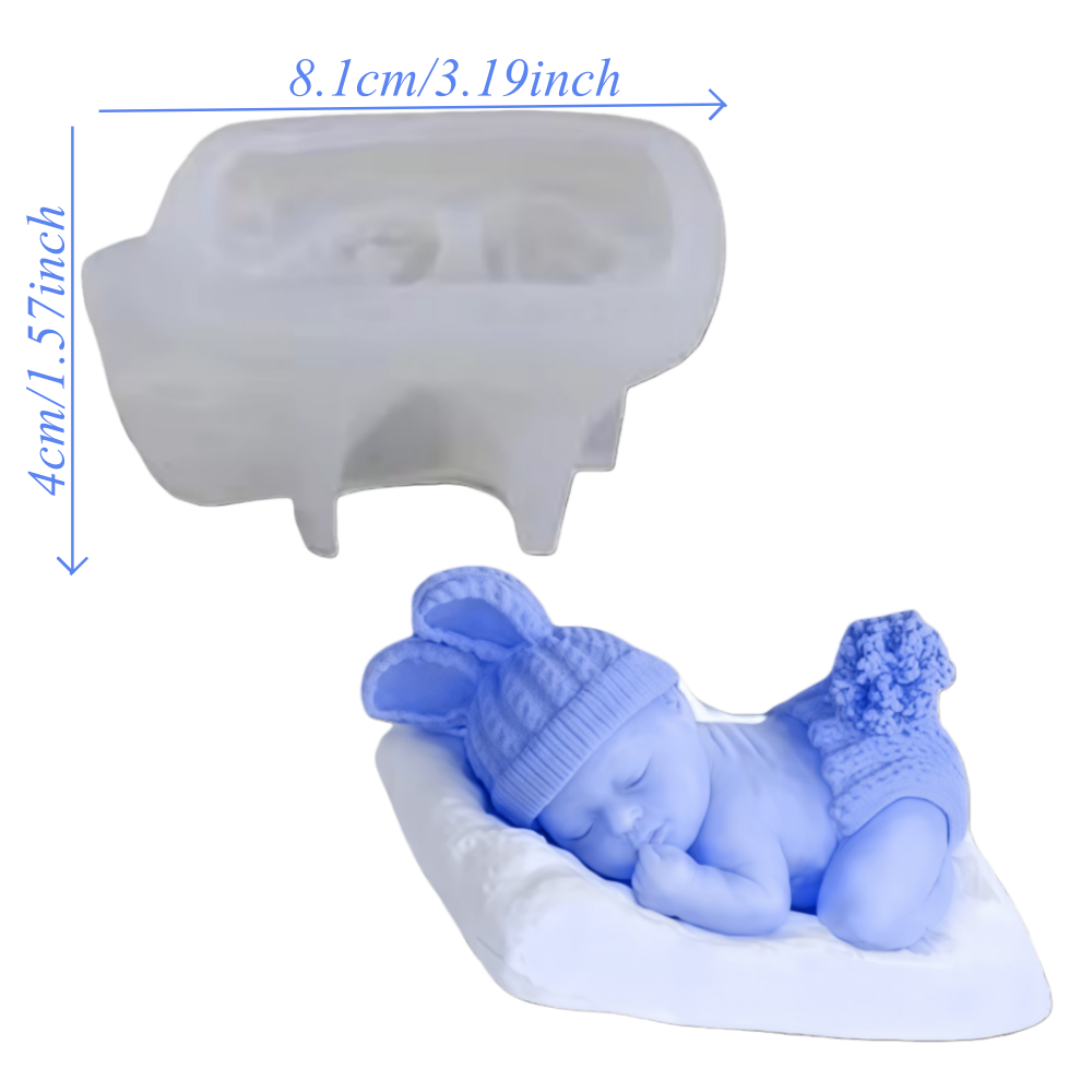 3D Baby in Knit Pants Sleeping - Soap Making Kit For Kids recension och pris