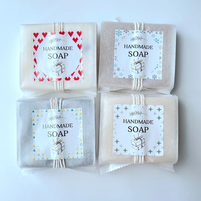 Handmade Soap Packaging Bag Wi - Kraft Soap Label recension och pris