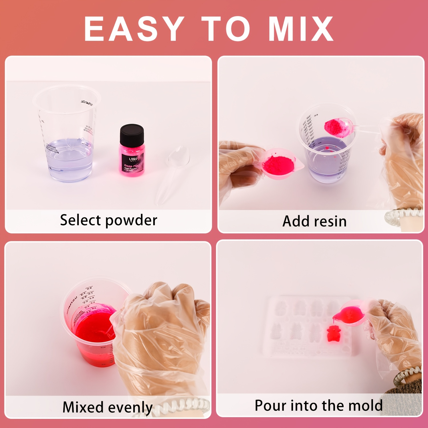 LEQU 12Colors Neon Fluorescent - Soap Making Ingredient recension och pris