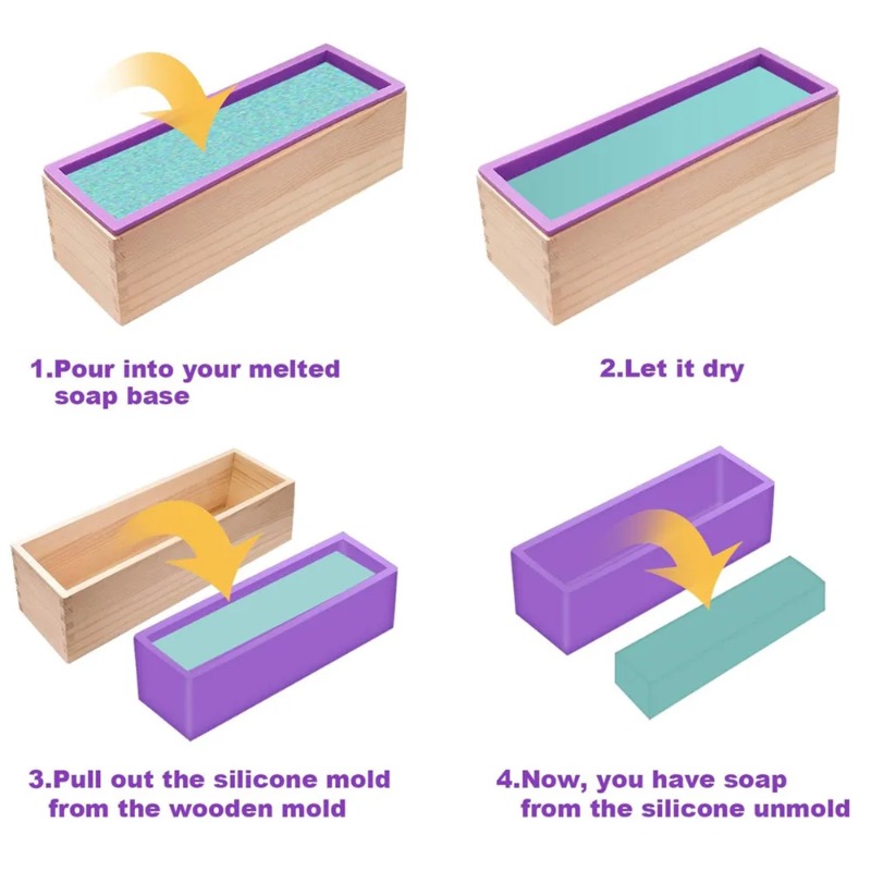 Flexible Silicone Soap Mold Re - Soap Making Ideas recension och pris