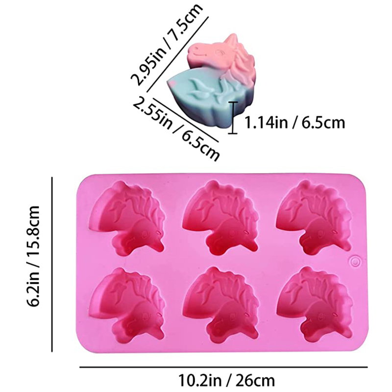 Unicorn Silicone Mold For Baki - Soap Making Kit For Kids recension och pris