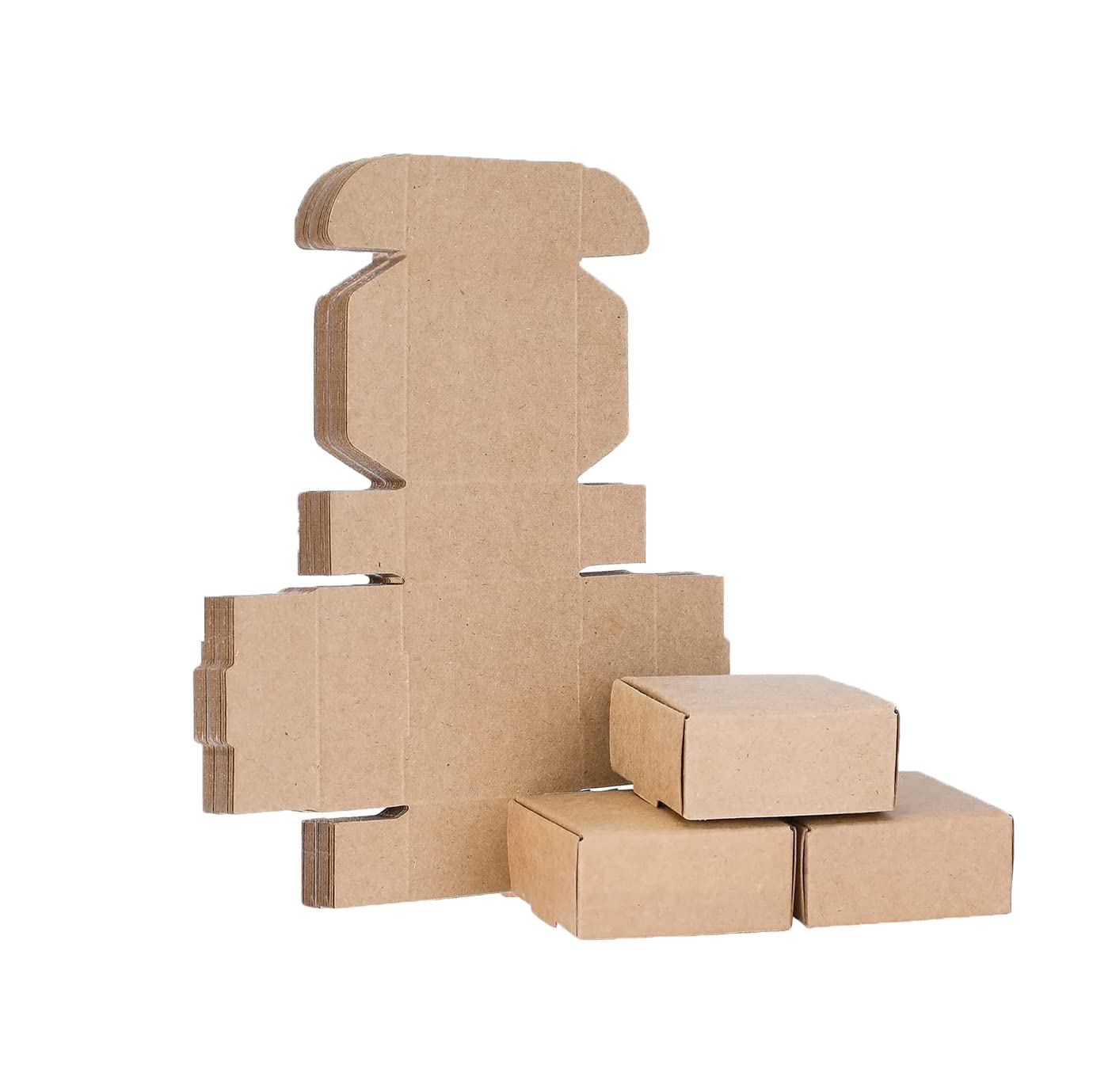 50PCS Kraft Paper Gift Boxes M - Kraft Soap Label recension och pris