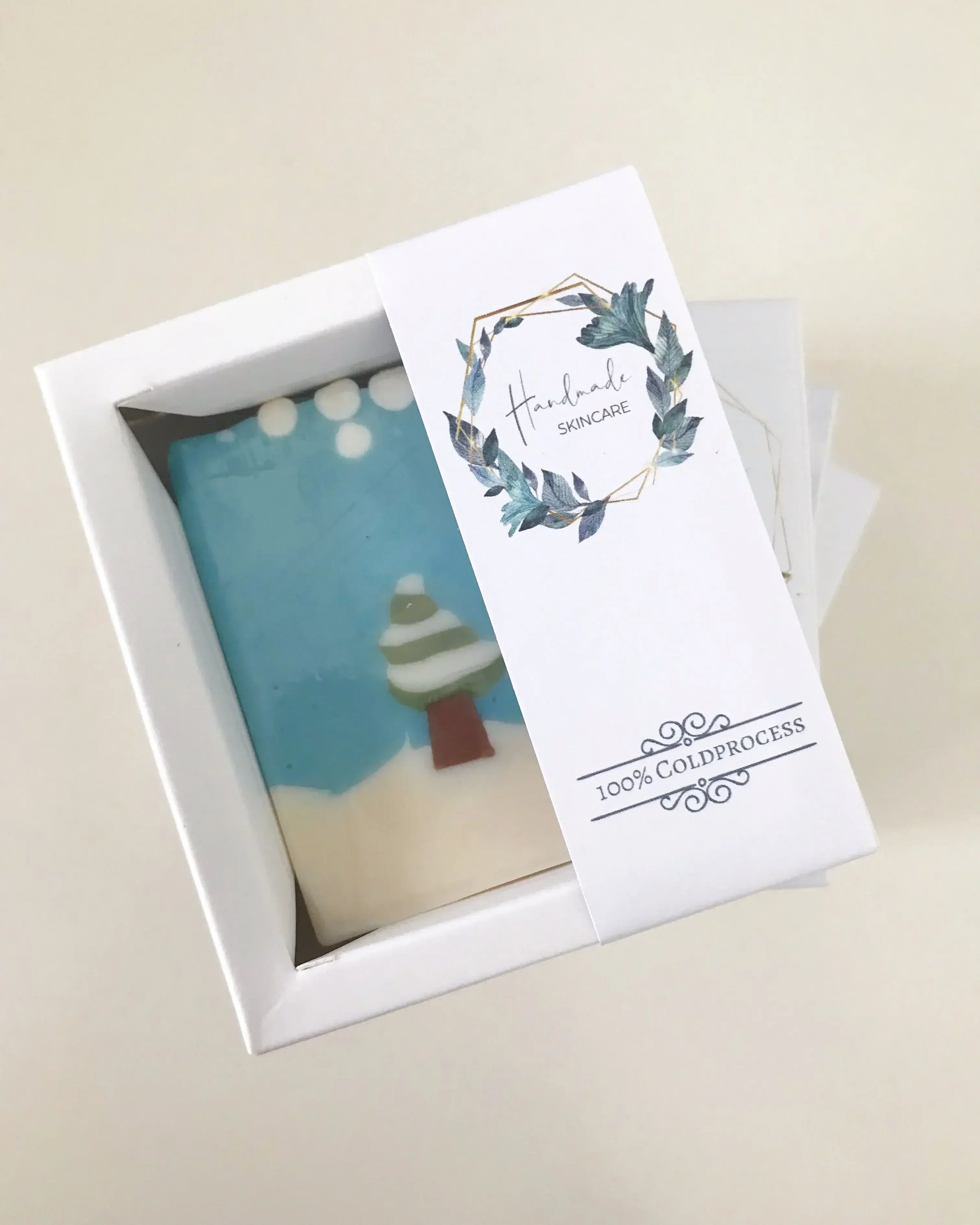 50pcs/Lot White Paper Box Soap - Kraft Soap Label recension och pris