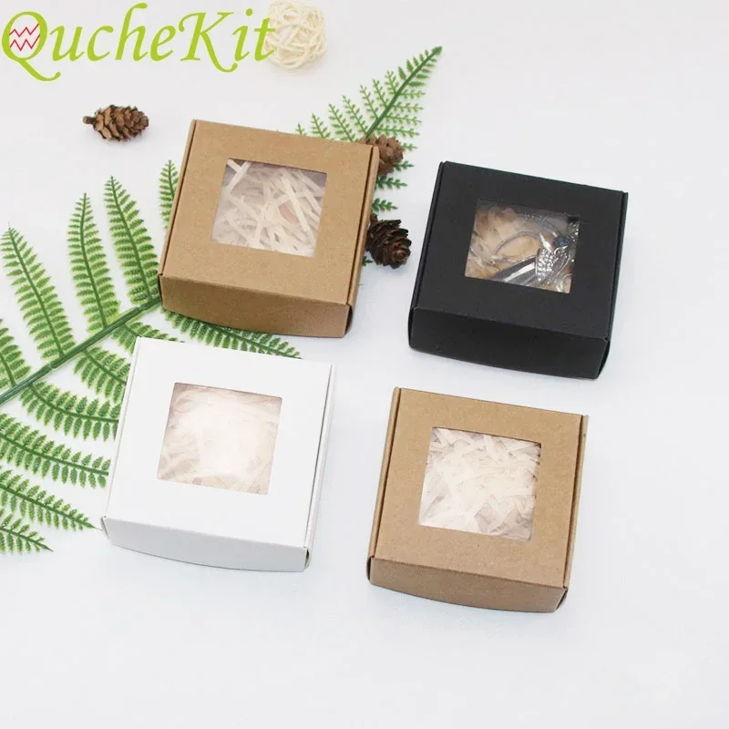 50Pcs Kraft Paper Candy Box Tr - Kraft Soap Label recension och pris
