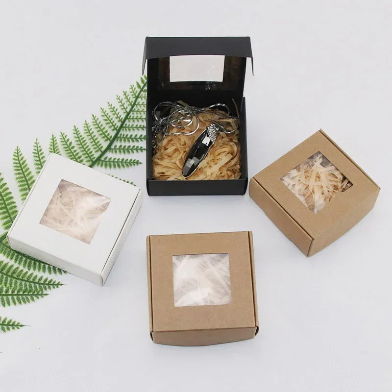 50Pcs Kraft Paper Candy Box Tr - Kraft Soap Label recension och pris