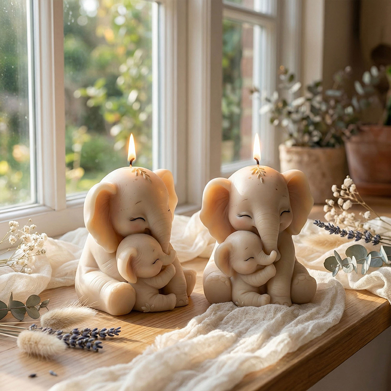 Cute Sitting Elephant Silicone - Soap Making Kit For Kids recension och pris
