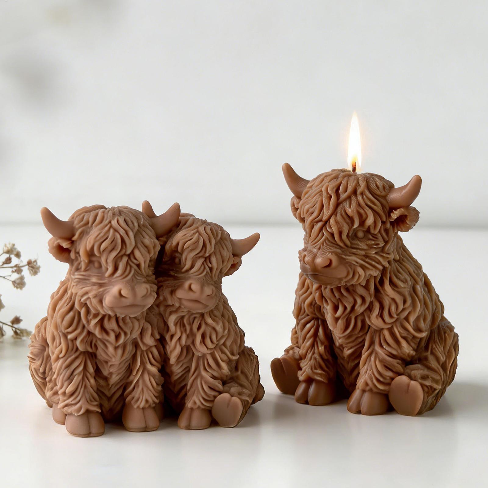 Highland Cow Silicone Mold Reu - Soap Making Ideas recension och pris