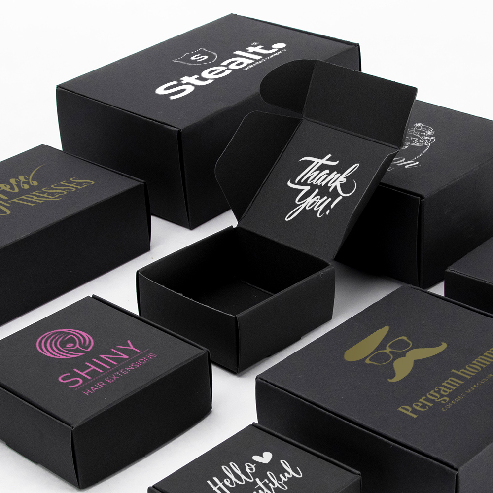 Black packaging carton Festiva - Kraft Soap Label recension och pris