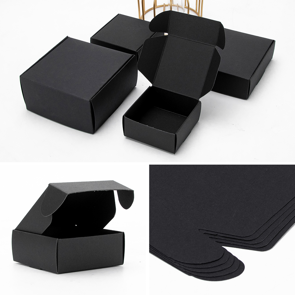 Black packaging carton Festiva - Kraft Soap Label recension och pris