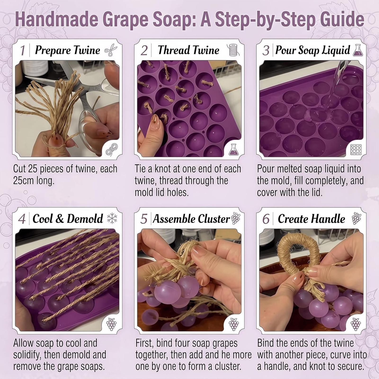 Grape Shaped Soap Making Kit w - Soap Making Kit For Kids recension och pris