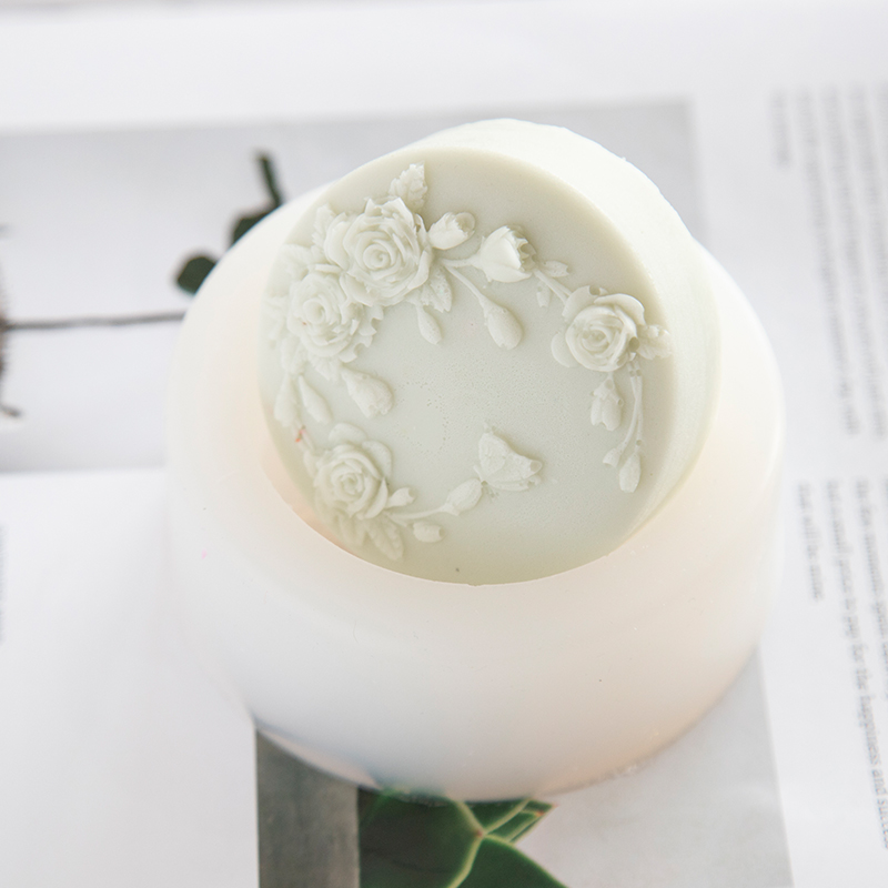Round Shape Rose Flower Handma - Soap Making Scents recension och pris