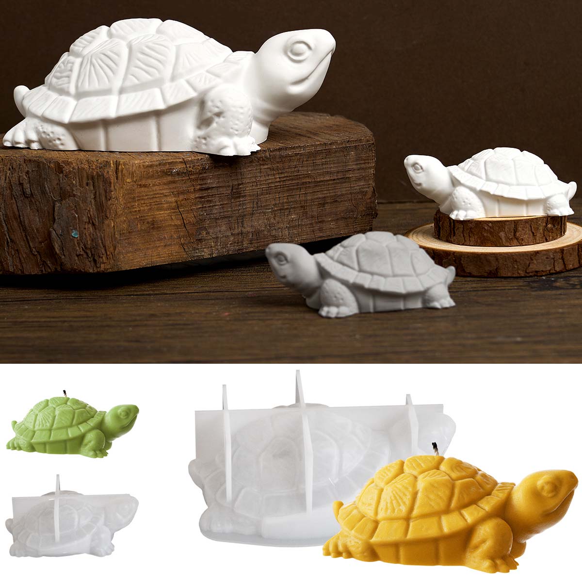3D Turtle Silicone Candle Mold - Soap Making Additives recension och pris