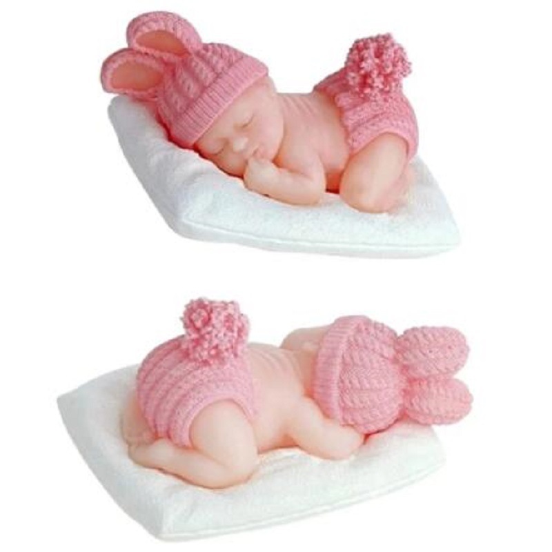 3D Sleep Baby Candle Silicone  - Soap Making Kit For Kids recension och pris