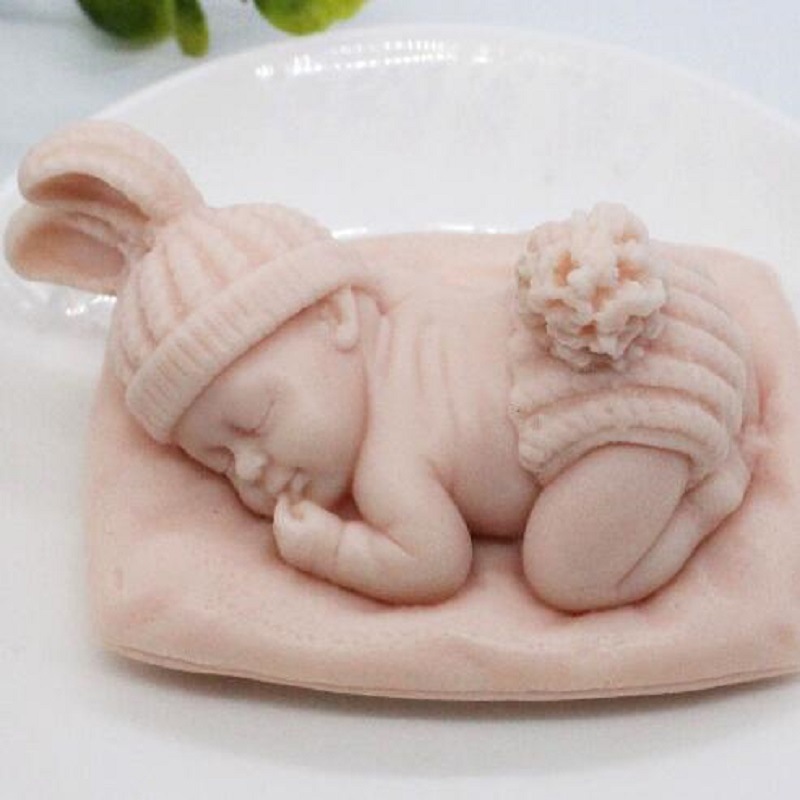 3D Sleep Baby Candle Silicone  - Soap Making Kit For Kids recension och pris