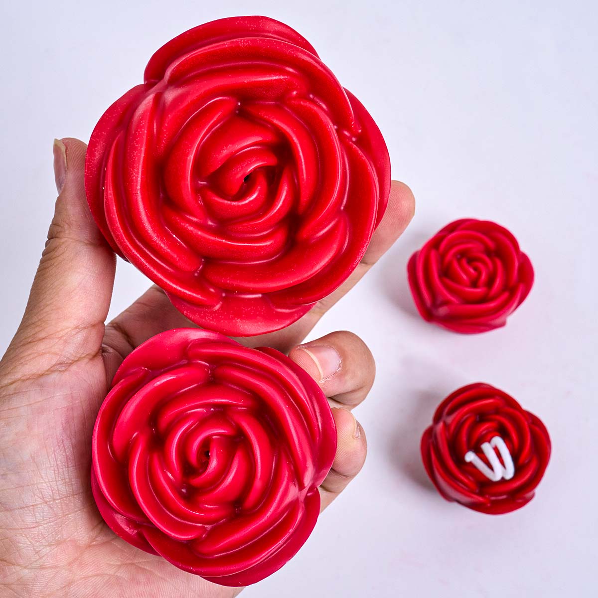 3D Flower Shape Silicone Candl - Soap Making Scents recension och pris
