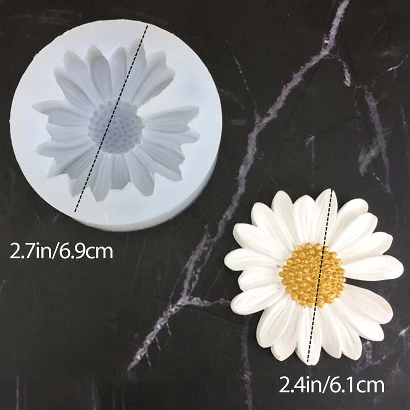 DIY Candle Silicone Mold Daisy - Soap Making Ideas recension och pris