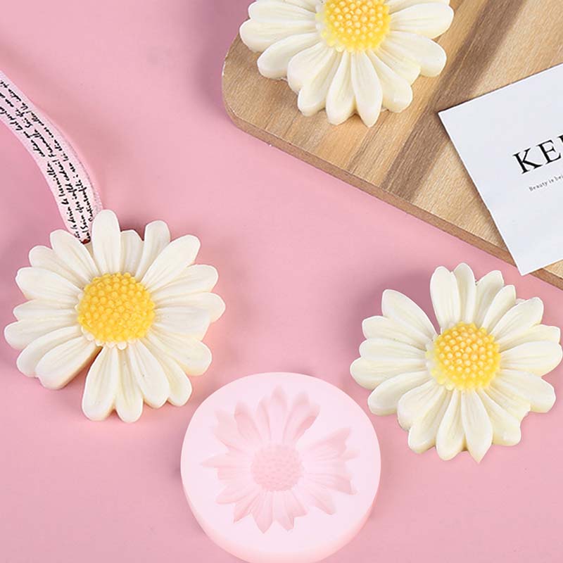 DIY Candle Silicone Mold Daisy - Soap Making Ideas recension och pris
