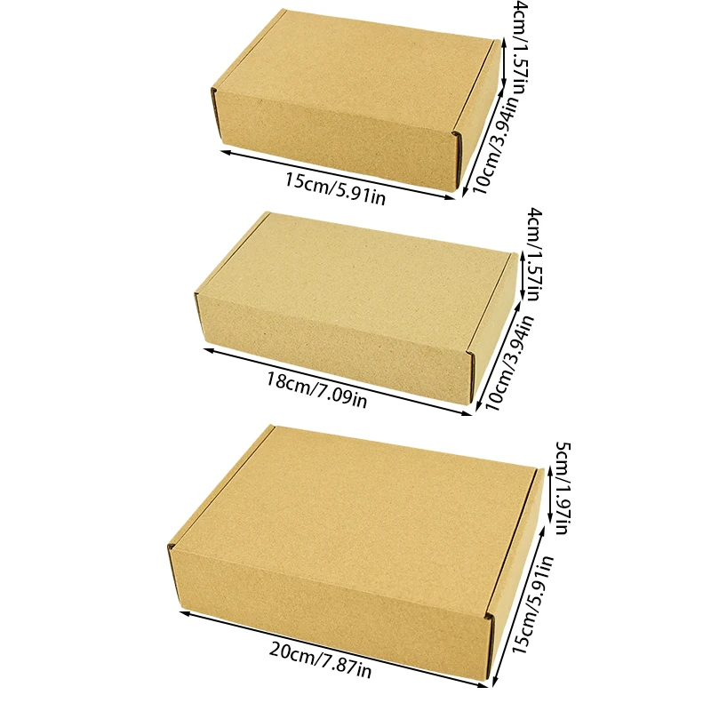 Multi size 5-piece brown kraft - Kraft Soap Label recension och pris