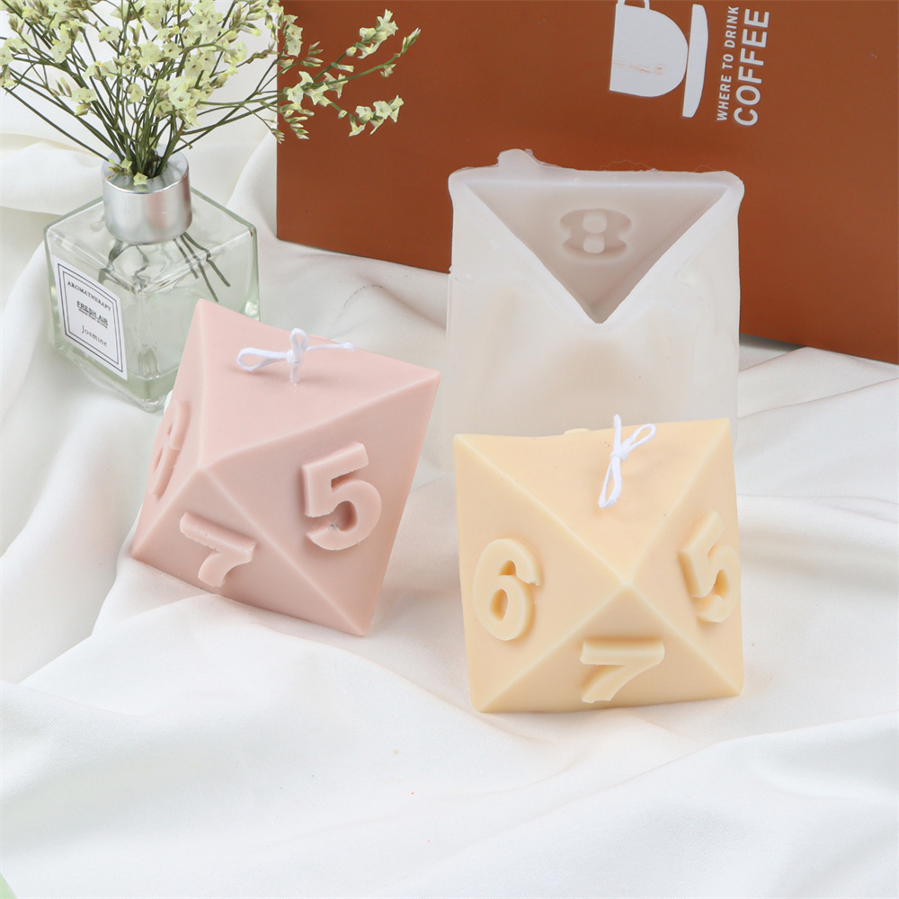 Large Silicone Polyhedral Dice - Soap Making Additives recension och pris
